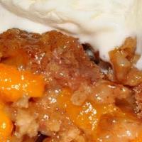 Homemade Peach Cobbler · Bowl Peach Cobbler (service 1-2 people) Homemade Old school recipe is made from the best and...