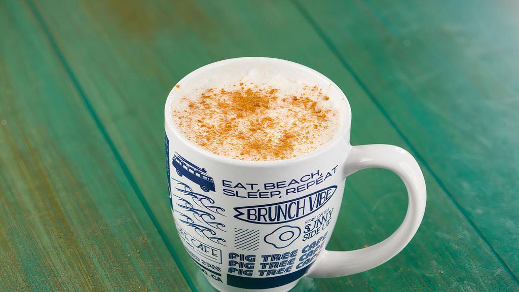 Chai Tea Latte · chai powder, steamed milk and cinnamon