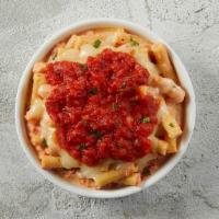 Baked Ziti · Our Baked Ziti is sure to please. Ricotta, Romano and mozzarella cheeses pair with tangy tom...