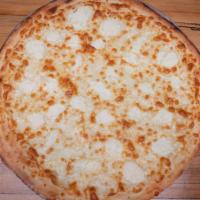 White Pie Whole Pie · No Sauce, Mozzarella, Ricotta, Parmesan, Fresh Garlic