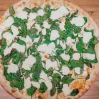 Spinach Ricotta Whole Pie · Mozzarella, spinach, garlic, ricotta