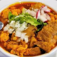 Pozole · Pozole is a spicy Mexican soup filled with hominy and pork for a truly warming winter soup.
...