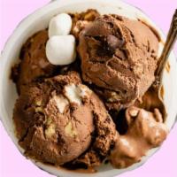 Rocky Road - 16 Oz (Fatamorgana Gelato) · The only road to happiness! Milk ＆ Nuts