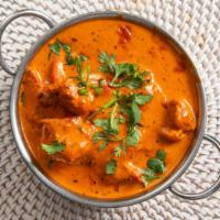Chicken Curry · Boneless chicken prepared with a heavenly curry made according to authentic jaipuri tradition.