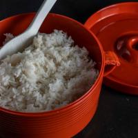 Steamed Jasmine Rice · For a more fulfilling meal with your entree or skewers, add steamed rice.