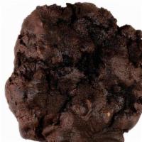Double Dark Chocolate Chip Cookie · Fresh baked chocolate cookie with extra chocolate chips!
5oz