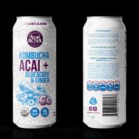 Kombucha Açaí + Ginger & Blueberry · A powerful combination where Kombucha, Açaí, Blueberry and Ginger come together! . INGREDIEN...