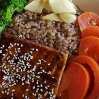 Vege Eel Rice Set Meal · Choice of brown or white rice