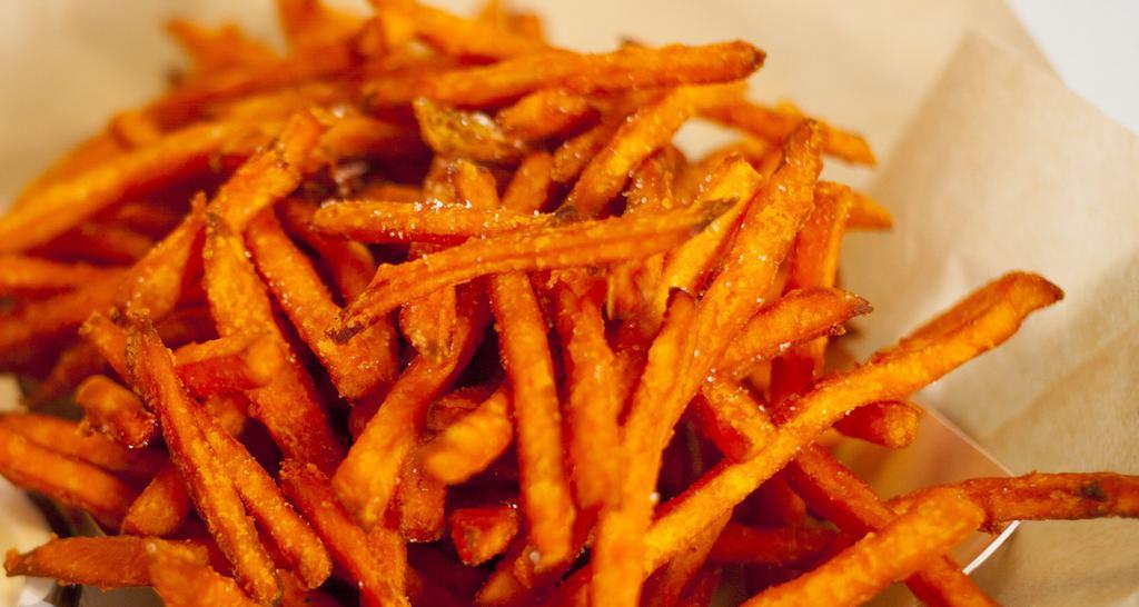 Sweet Potato Fries · We call these our 