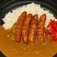 Sausage Curry Rice · Large size curry with sausage