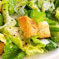 Chicken Caesar Salad · Green salad of romaine lettuce and croutons with special dressing.