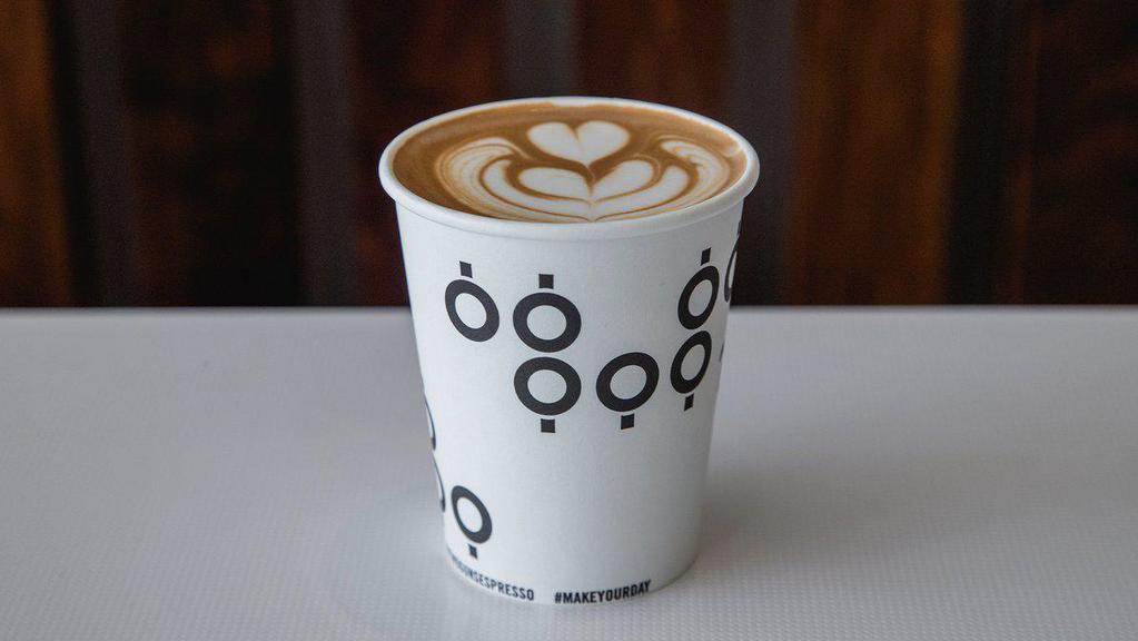 Mocha · Double Shot of espresso with dark chocolate syrup and steamed milk.
