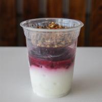 Yogurt Parfait · organic yogurt, house-made granola, berry compote, fresh berries