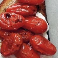 Bruschetta · Toasted home-made bread slices topped with fresh basil, tomatoes, garlic, and melted mozzare...