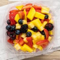 Fruit Salad · Fruit bowl with assorted fruits, honey or agave. Fruits may vary by season