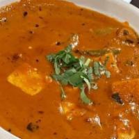 Paneer Butter Masala · Vegetarian. Rich and creamy curry made with cottage cheese cubes added in thick dainty gravy...