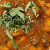 Aloo Gobi · Vegetarian. A popular Indian subcontinental dish made with potatoes, cauliflower, and delect...