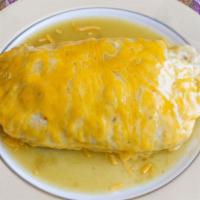 Wet Burrito · Choose your protein (asada, chicken, carnitas) flour tortilla rice, beans, cheese, pico de g...