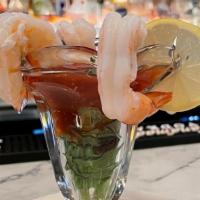 Shrimp Cocktail · Jumbo Prawns with cocktail sauce and lemon