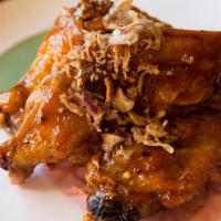 Thai Wings · Thai style hot wings in your choice of flavor!