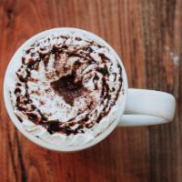 Mocha Thai · Mexican hot chocolate, two shots of espresso, and a squeeze of sweetened condensed milk.

*c...