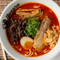 Spicy Heights · Spicy Pork Broth. Choice of Spicy Level from Mild - Volcano Hot. Your Choice of Protein, Gre...