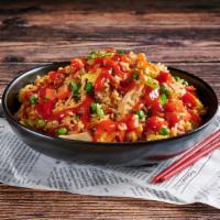 Spicy Fried Rice · Our Classic Fried Rice kicked up a notch with a secret spicy sauce, featuring rice, eggs, a ...