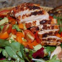 Chicken Salad · Mountaire Farms Chicken, Gluten-Freem, All-Natural. Chicken breast and mixed greens, served ...