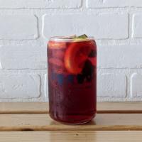 Code Red · Cold brew hibiscus flower tea infused with mint and ginger
