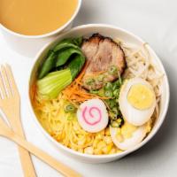 Original Ramen · Rich and creamy broth made from pork. Slices of cooked pork and egg, pickled bamboo shoots, ...
