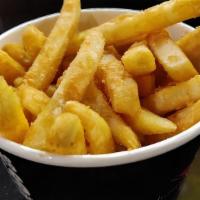 French Fries · Crispy and golden brown potato fries. Served with choice of dipping sauce.