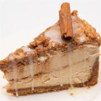 Cinnamon Roll Cheesecake · Homemade delicious thick and creamy cheesecake with a ribbon of cinnamon running through it,...