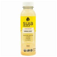 Lemon Love Juice (Suja) · Kosher, dairy free, vegan, gluten free. Like sunshine and a cool breeze in a bottle. Pucker ...