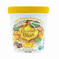 Vegan Golden Banana Brownie Pint (Coconut Bliss) · Vegan, gluten free. Carefully crafted creamy coconut perfection. Banana and chocolate indulg...