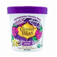 Vegan Madagascan Vanilla Bean Pint (Coconut Bliss) · Made with organic coconut milk. Feel the island vibes with rich vanilla and tropical underto...