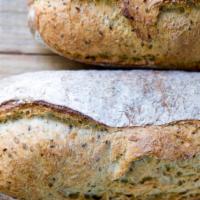 Provencal Loaf Multigrain · Artisan Loaf contains multigrain mix: oats, flax seed, poppy seed and sesame seeds
