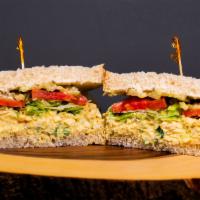 Egg Salad Sandwich  · Mayo, Lettuce, Tomato, Pickles