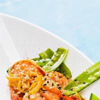 Shrimp With Snow Peas · Snow Peas Napa cabbage, carrots, baby corn, zucchini, and water chestnuts stir-fried in a li...