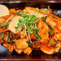 Pork Kimchi · Grilled pork and kimchi