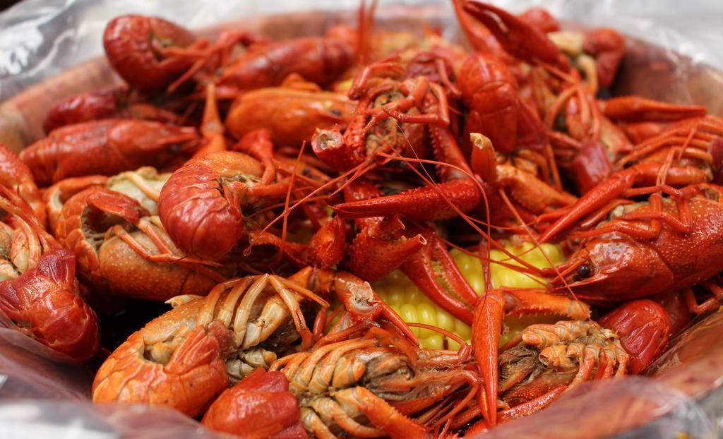 Crawfish (Frozen) · A pound of crawfish cooked in your favorite sauce.