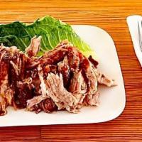 Pulled Pork Platter · (Hot BBC, sauce – Ask for mild) Slow-smoked pork pulled!