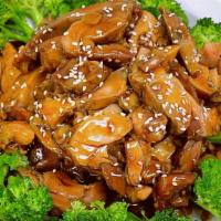 Teriyaki Chicken · Marinated or glazed in a soy based sauce.