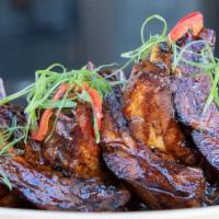 Spicy Stout Ribs · Spicy Stout-Orange Blossom Honey Glaze