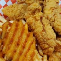 Chicken Tender Combo · 5 pieces, fries (Drink not included)