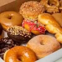 One Dozen Donuts · PLEAS READ :Price is for**Regular donut only** Not including any cream filled or jelly fille...