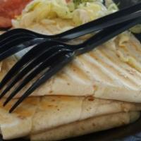 Quesadillas · Served with your choice of meat.