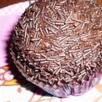 Bittersweet Dark Chocolate (Regular Cupcake Size) · Dark Chocolate Cake, Dark Chocolate Buttercream, Belgium Chocolate Sprinkles (Top Seller!)
