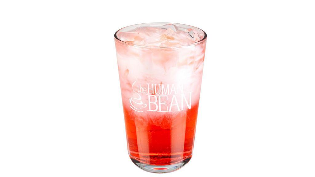 Creamosa · Soda water with sweet flavored syrups and cream.