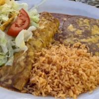#8 Chicken Taco & Beef Enchilada · 