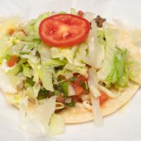 Super · Choice of meat, cheese, guacamole, sour cream, lettuce, tomatoes on soft tortilla.